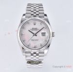Clean Factory Clone Rolex Datejust 36 White MOP Diamond Face Jubliee Band